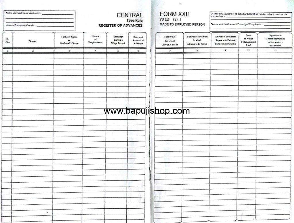 advance register