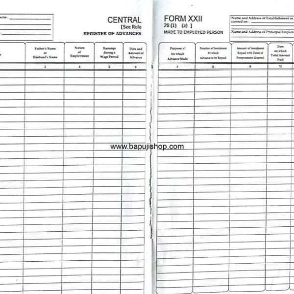 advance register