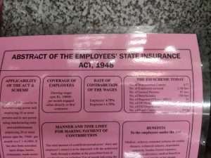 Abstract of employees state insurance act 1948