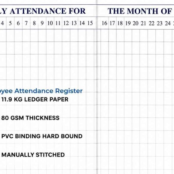 Employee Attendance register format in Mumbai