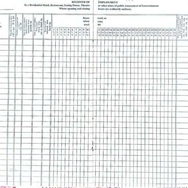 form k register of employment & remuneration
