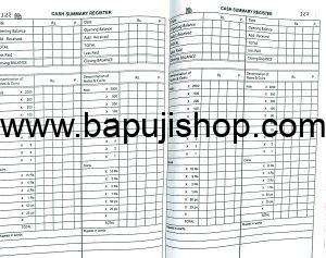 Cash Summary Register used for Banks
