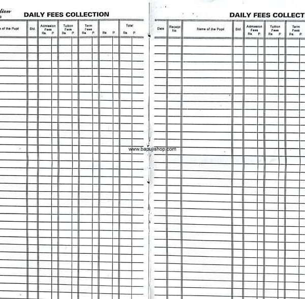 School Fee Register