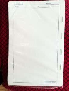 Minutes book format