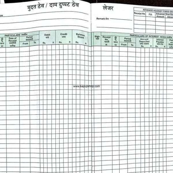Fixed Deposit Register
