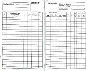 fixed asset register companies act 2013