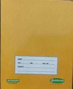 Sundaram notebooks