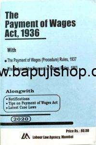 payment of wages act book