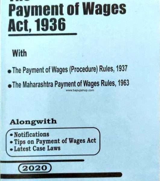 payment of wages act book