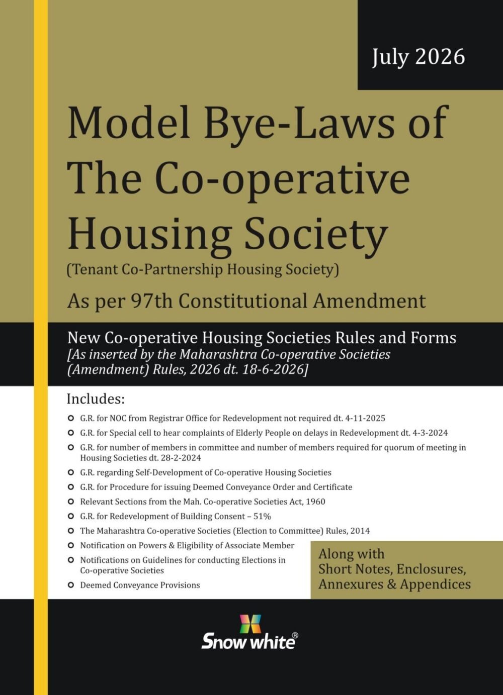society bye laws book in Mumbai in July 2026