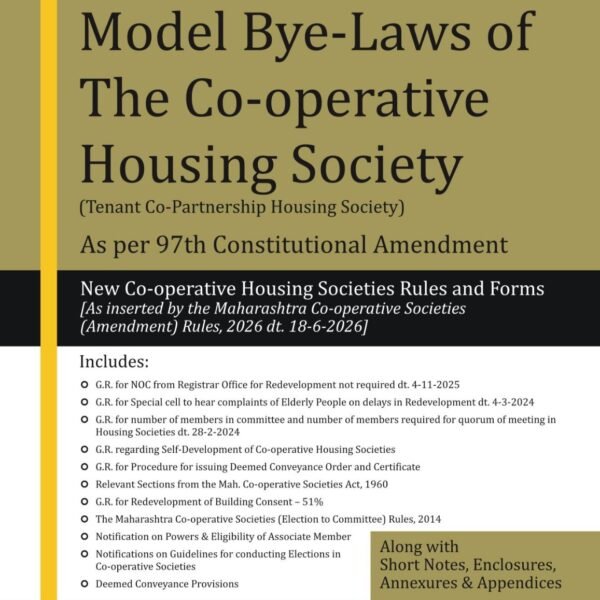 society bye laws book in Mumbai in July 2026