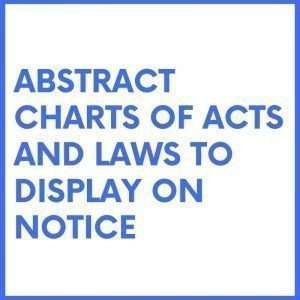 Abstracts to be displayed under various labour laws